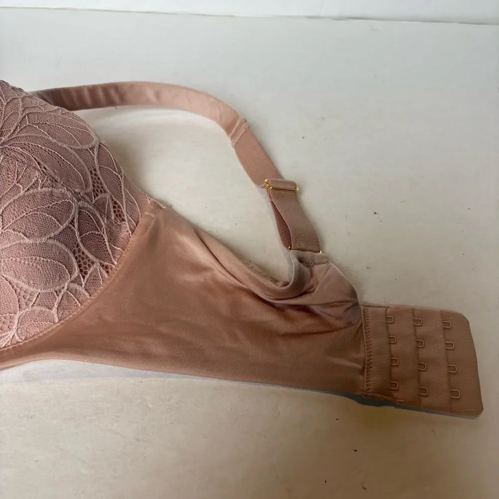 Joyspun Elegant Lace Women's Bra in Blush Pink Underwire, padded Size 38DD